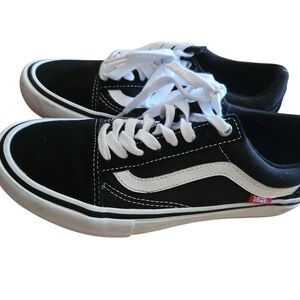 New Vans Black and White Sneakers
